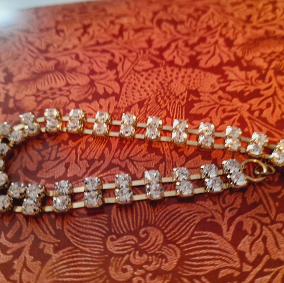 Sey Of 3 Bracelets , Gild Black Rhinstone - Picture 10 of 11